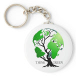 Think Green keychains