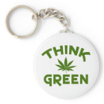 Think Green keychain