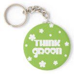 Think Green Keychain
