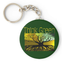 Think Green Keychains