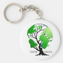 Think Green Keychains