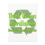 Think Green Kurdistan postcards