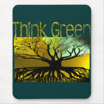 Think Green Mouse Mat