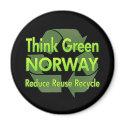 Think Green Norway magnets
