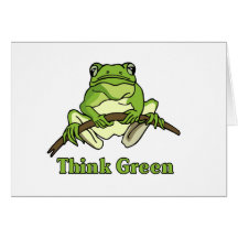 Think Green notecard