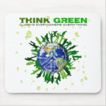 Think Green: Peaceful Planet mousepads