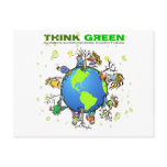 Think Green - Plant a Tree postcards
