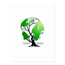 Think Green Post Card
