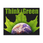 Think Green postcards