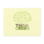 Think Green postcards