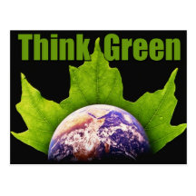 Think Green Postcards
