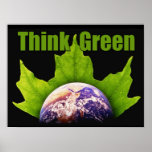 Think Green poster