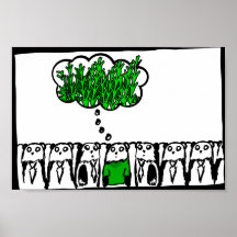 Think Green Posterdruck
