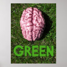 THINK GREEN Print