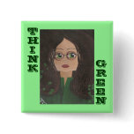 Think Green Quantum Cutie Ivy Buttom buttons