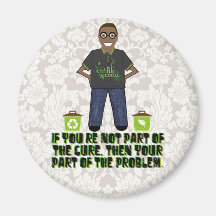 Think Green Refrigerator Magnet