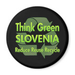 Think Green Slovenia magnets