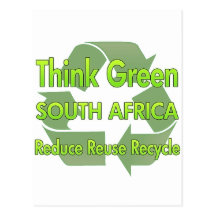 Think Green South Africa Postcard