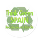 Think Green Spain stickers