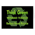 Think Green Trinidad Tobago cards