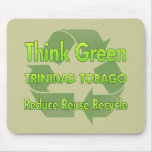 Think Green Trinidad Tobago mousepads