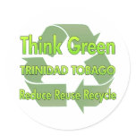 Think Green Trinidad Tobago stickers