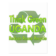 Think Green Uganda Postcard
