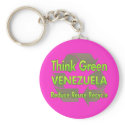 Think Green Venezuela keychains