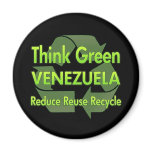 Think Green Venezuela magnets