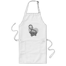 Think Grey Brain Cancer Apron