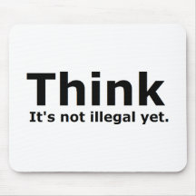 Think it's not illegal yet political gear mouse pad