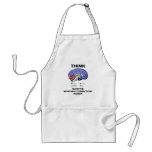 Think Make The Neuronal Connections Happen (Brain) aprons