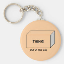 Think out of the Box Key Chain