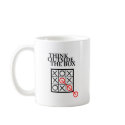 Think Outside the Box - Noughts and Crosses mugs