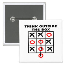 Think Outside The Box Pin