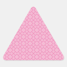 Think Pink Geometric Pattern Image 8 Sticker