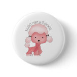 Think Pink Poodle buttons