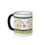 Think Positive Bee mugs