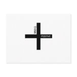Think Positive postcards