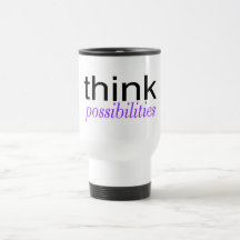 Think Possibilities Purple Coffee Mug