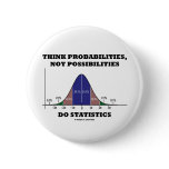 Think Probabilities, Not Possibilities Statistics buttons