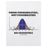 Think Probabilities, Not Possibilities Statistics Flyer