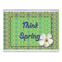 Think Spring Post Card