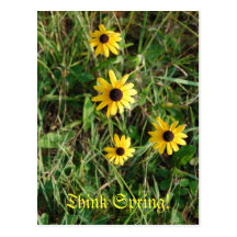 "Think Spring!" Postcard