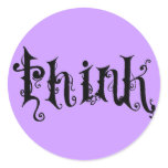 Think stickers