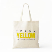 Think YELLOW Suicide Prevention bags