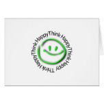 thinkhappygreenneon greeting cards