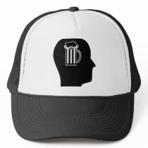 Thinking About Beer Mesh Hat