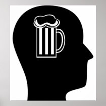 Thinking About Beer Poster