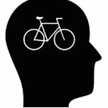 Thinking About Bicycling photo sculptures